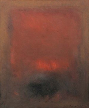 Janusz EYSYMONT (1930 Lwów - 1991 Warszawa), Pejzaż ze światłem, 1990