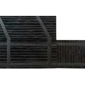 Tomasz TATARCZYK (1947 Katowice - 2010 Varsovie), Boîte noire - triptyque, 1984