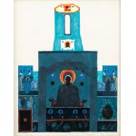 Jerzy NOWOSIELSKI (1923 Kraków - 2011 Kraków), Projekt polichromii - Lourdes, 1984