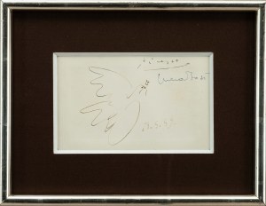 Pablo PICASSO (1881 Malaga - 1973 Mougins), Gołąb pokoju, 1959