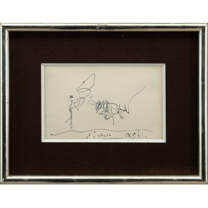 Pablo PICASSO (1881 Malaga - 1973 Mougins), Kompozycja, 1961
