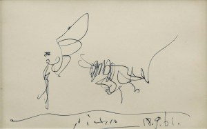 Pablo PICASSO (1881 Malaga - 1973 Mougins), Kompozycja, 1961