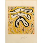 Salvador DALÍ (1904 Figueres, Hiszpania - 1989 Figueres, Hiszpania), Senza tempo, Les Vitraux, 24 temi dal surrealismo (Poza czasem, z cyklu: Witraże, 24 tematy surrealistyczne), 1973