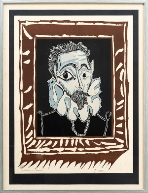 Pablo PICASSO (1881 Malaga - 1973 Mougins), L'Homme a la Fraise, 1973