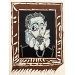 Pablo PICASSO (1881 Malaga - 1973 Mougins), L'Homme a la Fraise, 1973