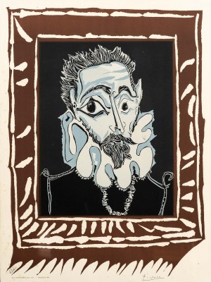 Pablo PICASSO (1881 Malaga - 1973 Mougins), L'Homme a la Fraise, 1973