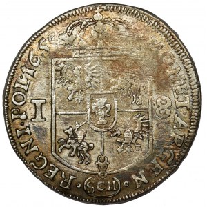 Jan II Kazimierz, Ort Kraków 1655 SCH - litery SCH w obwódce