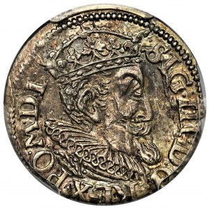 Zygmunt III Waza, Trojak Ryga 1619 - PCGS MS62 - rzadki