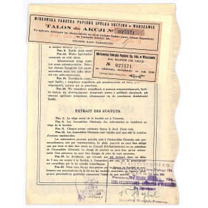 Mirkowska Fabryka Papieru S.A. w Warszawie, 150 złotych 1931