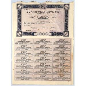 Cukrownia MŁYNÓW S.A., Em.1, 1000 marek 1923