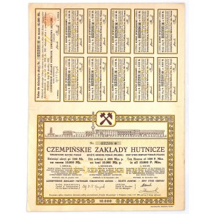 Czempińskie Zakłady Hutnicze Tow. Akc. Poznań, Em.1, 10x1000 marek 1923