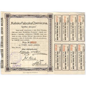 Kaliska Fabryka Chemiczna S.A., 1000 marek 1920