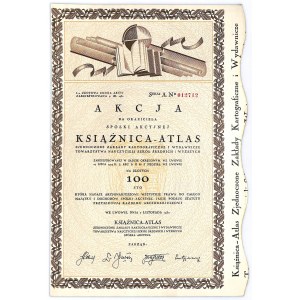 S.A. Książnica ATLAS Zjednoczone, Em.1, 100 złotych 1930