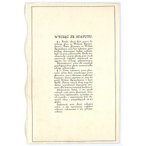 S.A. Książnica ATLAS Zjednoczone, Em.1, 25x2500 złotych 1930 - rzadki nominał