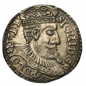 Zygmunt III Waza, Trojak Olkusz 1598 - nienotowany u Igera - RZADKI