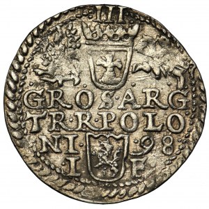 Zygmunt III Waza, Trojak Olkusz 1598 - nienotowany u Igera - RZADKI
