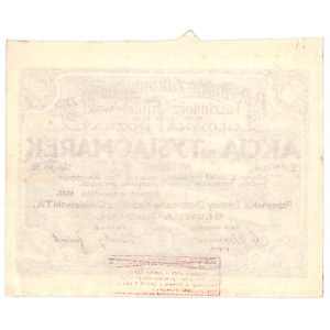 Poznańskie Zakłady Chemiczne Kazimierz Chmielewski Tow. Akc. Poznań-Główna, Em.2, 1000 marek 1922 - rzadka