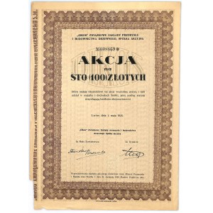 OIKOS Związkowe Zakłady Przemysłu i Budownictwa Drzewnego S.A., 100 złotych 1926