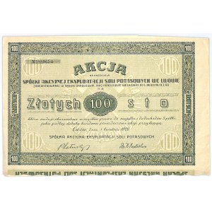 S.A. Eksploatacji Soli Potasowych, 100 złotych 1929