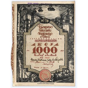 Towarzystwo Przemysłu Węglowego w Polsce S.A., Em.1, 1000 marek 1921 - RZADKA