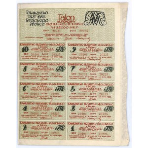 Towarzystwo Przemysłu Węglowego w Polsce S.A., Em.2, 25x1000 marek 1921 - rzadka