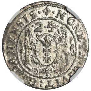 Zygmunt III Waza, Ort Gdańsk 1624/3 - NGC MS63 - PR•