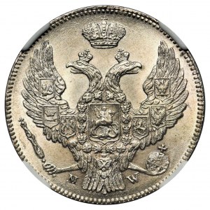 30 kopiejek = 2 złote Warszawa 1839 MW - NGC MS64+ WYŚMIENITA