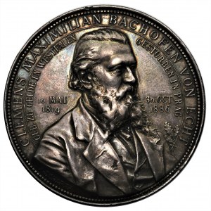Austria, Clemens Bachofen von Echt, Medal 1886