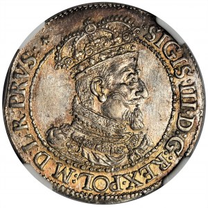 Zygmunt III Waza, Ort Gdańsk 1617 - NGC MS62 - PIĘKNY