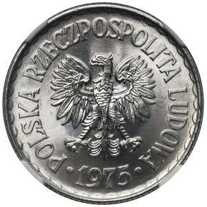 1 złoty 1975 - NGC MS66