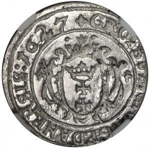 Zygmunt III Waza, Grosz Gdańsk 1627 - NGC UNC