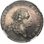 Poniatowski, Dwuzłotówka 1766 FS - NGC MS63 - NIENOTOWANY WARIANT