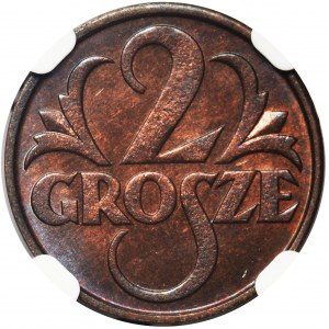 2 grosze 1931 - NGC MS65 RB