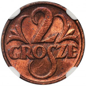 2 grosze 1935 - NGC MS65 RB