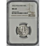 50 groszy 1923 - NGC MS64