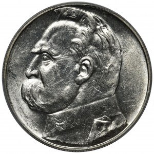 Piłsudski, 10 złotych 1938 - PCGS MS62