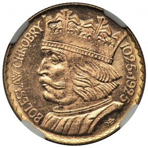 Chrobry, 20 złotych 1925 - NGC MS64