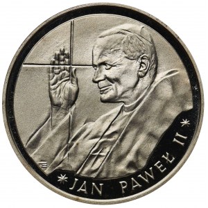 Jan Paweł II, 10.000 złotych 1988 - Krzyż