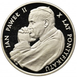Jan Paweł II, 10.000 złotych 1988 - X Lat Pontyfikatu