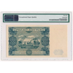 500 złotych 1947 - F - PMG 66 EPQ
