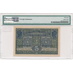5 marek 1916 biletów - B - PMG 58 NET