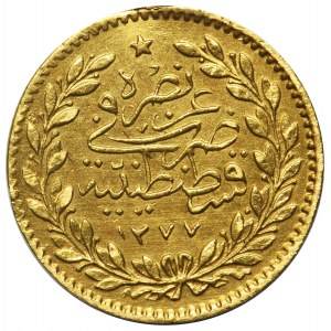 Turcja, Imperium Osmańskie, Abdul Aziz, 100 kurush AH 1277/3