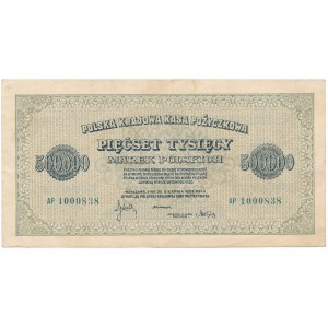 500.000 marek 1923 - AP - 7 cyfr 