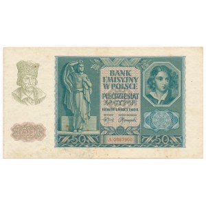 50 złotych 1940 - A - 