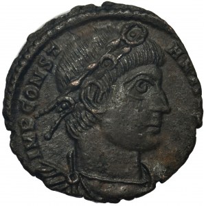 Cesarstwo Rzymskie, Konstantyn II (337-340), jako cezar (317-337), Follis - rzadki 