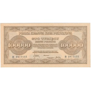 100.000 marek 1923 - B - PIĘKNY