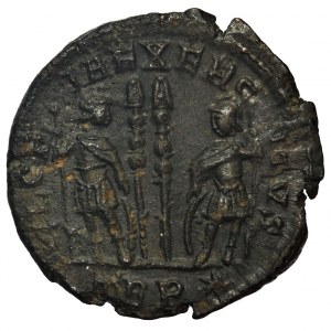 Cesarstwo Rzymskie, Konstantyn II (337-340), jako cezar (317-337), Follis - rzadszy 