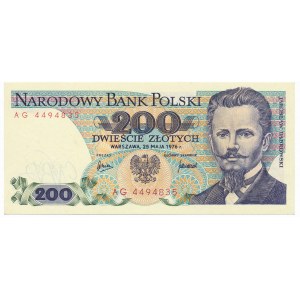 200 złotych 1976 - AG - rzadsza