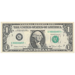 USA - 1 dollar 1981 A - G 00000857 ★ Star note