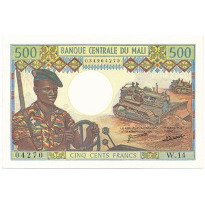 Mali - 500 francs 1973-1984